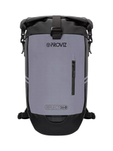 John Lewis Proviz Reflective Rolltop Backpack, Silver 30L- Buy online at McGrocer
