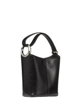 John Lewis kate spade new york Halo Leather Mini Bucket Bag, Black- Buy online at McGrocer