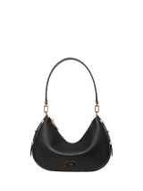 John Lewis kate spade new york Liv Leather Slouchy Shoulder Bag Black- Buy online at McGrocer
