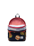 Herschel Supply Co. kids Heritage backpack burgers and fries, imported from the UK