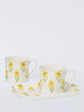 John Lewis Easter daffodil mug set, tray, imported from the UK