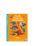 Deadly Dangerous Dinosaurs book and model kit - British product