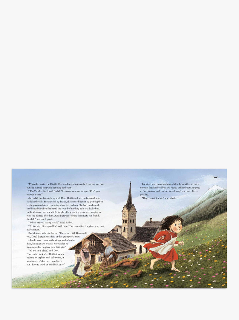 Nosy Crow Heidi retold by Jeanne Willis book hardcover, UK version