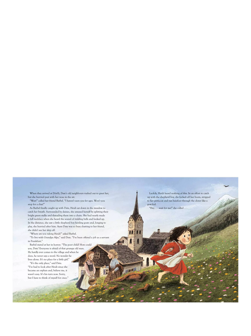 Nosy Crow Heidi retold by Jeanne Willis book hardcover, UK version