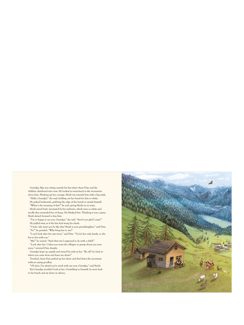 Nosy Crow Heidi retold by Jeanne Willis book hardcover, UK version