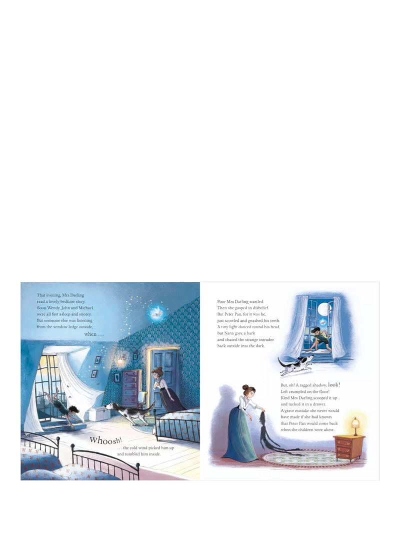Nosy Crow Peter Pan picture book retelling hardback, imported from the UK