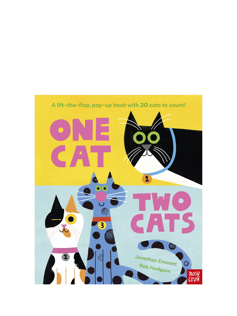 Nosy Crow One Cat Two Cats counting book hardback - British product