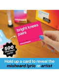 Lucky Egg Misheard Music party game for family night, UK version