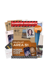 John Lewis Lucky Egg Death At Area 51 Escape Room Board Game- Buy online at McGrocer