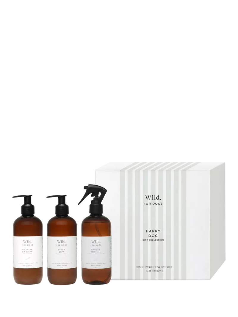 Wild For Dogs Happy Dog grooming kit (British brand)