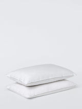 John Lewis John Lewis Natural Collection Goose Feather & Down Standard Pillow Pair, Firm (5)- Buy online at McGrocer