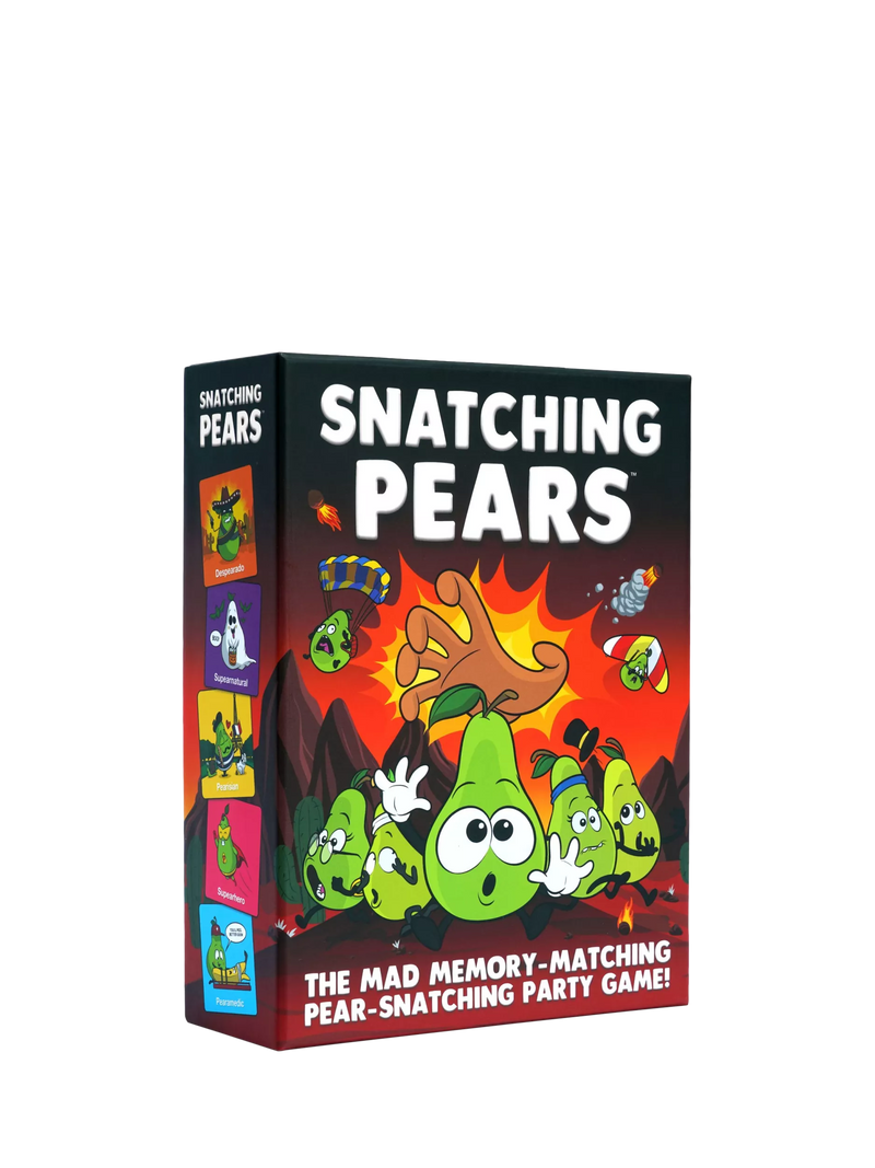 Happy Yeti Games Snatching Pears party game (British brand)