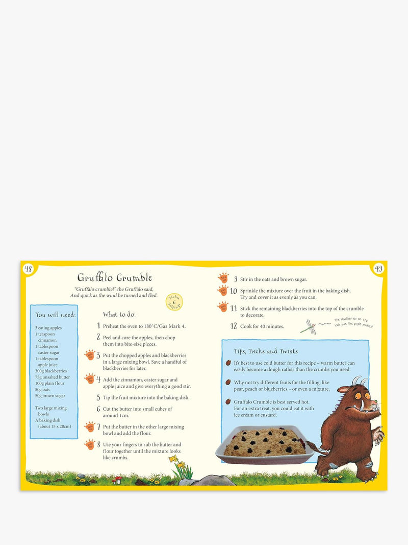 The Gruffalo Gruffalo Crumble recipe book hardback (British brand)