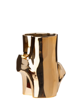 John Lewis pols potten Porcelain Log Vase Gold H21cm- Buy online at McGrocer