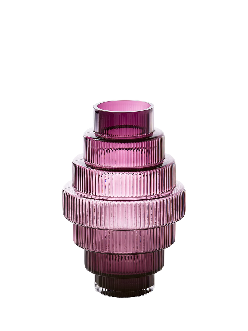 pols potten purple glass vase H30cm - British product