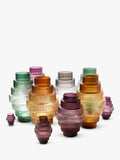 pols potten purple glass vase H30cm - British product