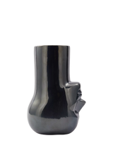John Lewis pols potten Upside Down Head Long Neck Earthenware Vase, H32.5cm, Metallic- Buy online at McGrocer