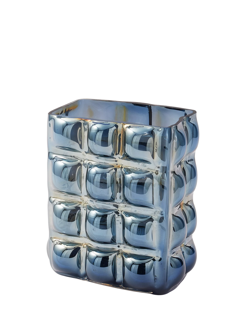 Pols Potten Bubble large glass vase blue (British brand)