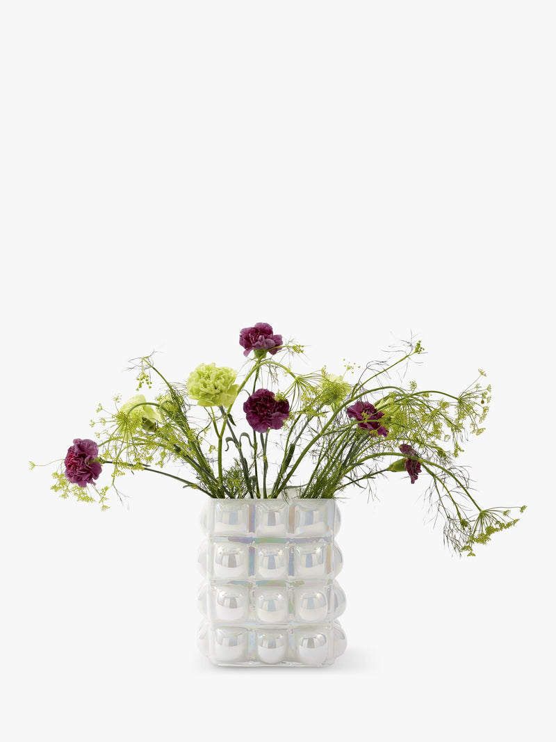pols potten Bubble Large Glass Vase white, imported from the UK