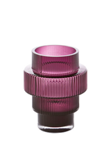 John Lewis Pols Potten Steps Glass Candle Holder, Purple- Buy online at McGrocer
