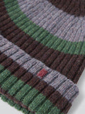 John Lewis striped recycled wool beanie - British product
