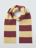 John Lewis recycled wool striped scarf (British brand)