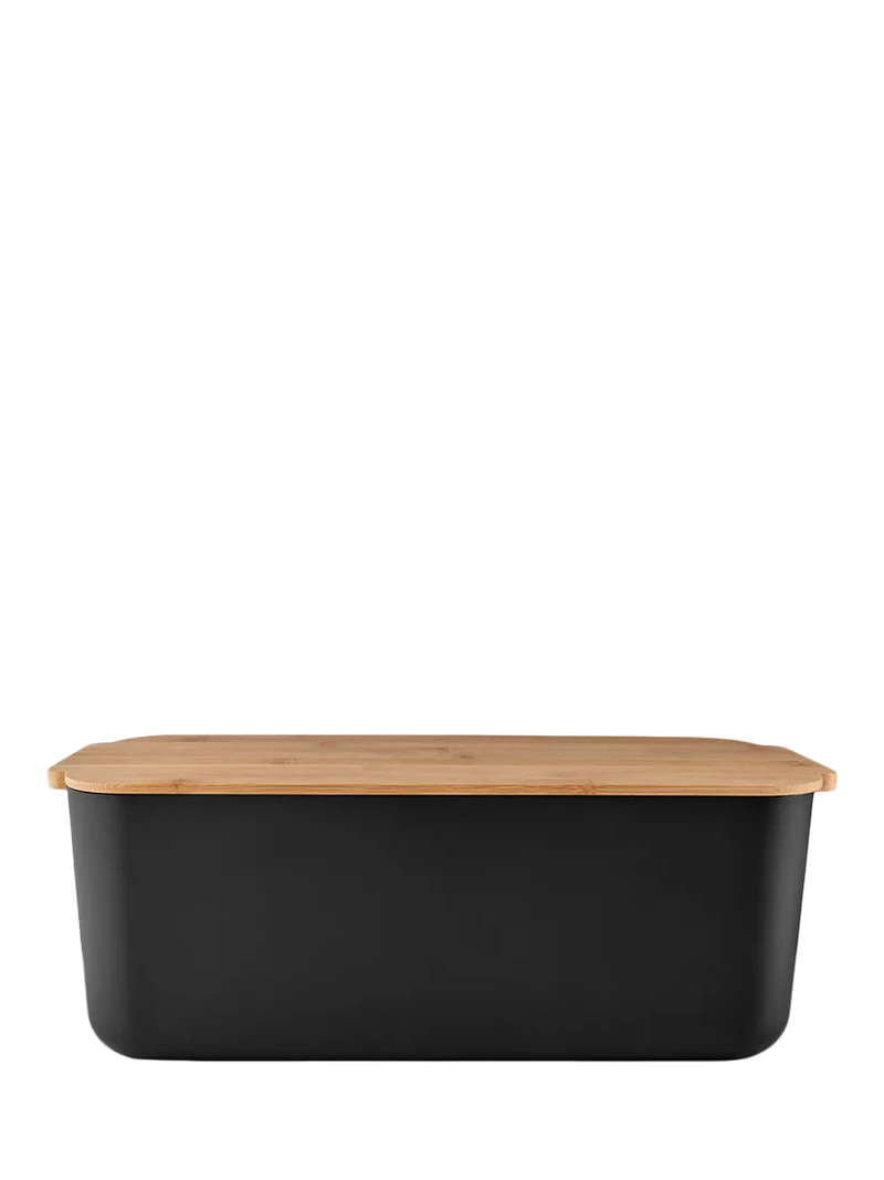 Eva Solo bamboo lid bread bin black, UK version