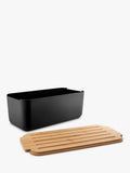 Eva Solo bamboo lid bread bin black, UK version