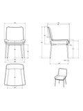 John Lewis Calgary dining side chair set of 2 - British product