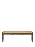John Lewis Reed Dining Bench, Black