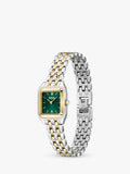 HUGO BOSS Mae Petite green dial bi-colour watch - British product