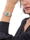 HUGO BOSS Mae Petite green dial bi-colour watch - British product