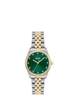 John Lewis HUGO BOSS Graceful Precious Bi-colour Women's Bracelet Watch, 32mm- Buy online at McGrocer