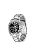 HUGO BOSS men's chronograph watch 43mm stainless steel (British brand)