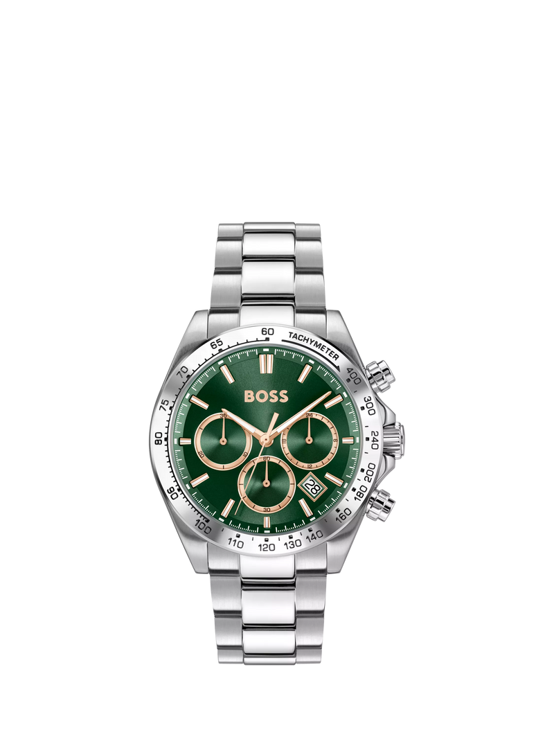 HUGO BOSS Hero bracelet chronograph watch 43mm, UK version