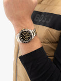 HUGO BOSS Here chronograph watch bi-colour bracelet, imported from the UK