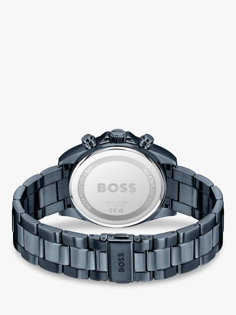 HUGO BOSS Hero Chronograph blue dial watch - British product