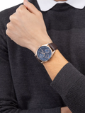 HUGO BOSS Principle Master watch 41mm brown leather strap, UK version