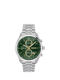 HUGO BOSS chronograph watch with green dial 44.5mm (British brand)