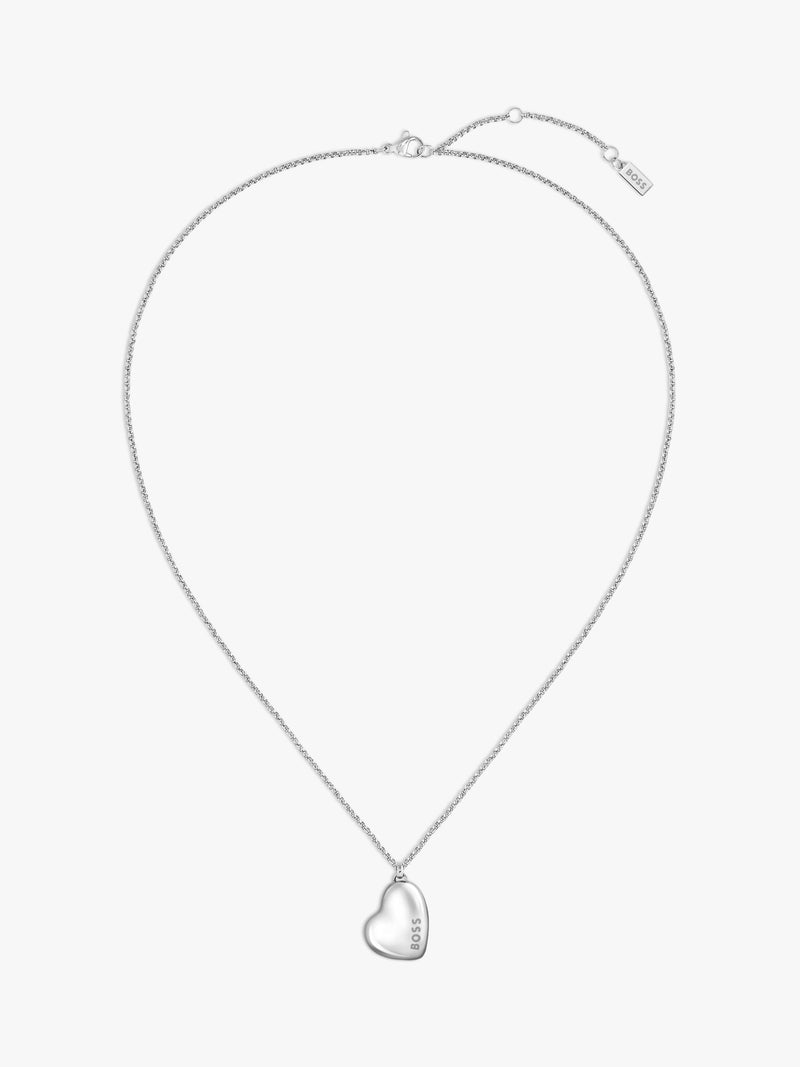 HUGO BOSS Honey Heart Charm Necklace, imported from the UK