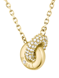 HUGO BOSS gold pendant with crystal pave - British product