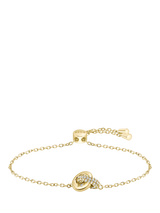 John Lewis HUGO BOSS Live Precious Crystal Ring Bracelet, Gold- Buy online at McGrocer