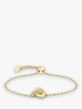 HUGO BOSS Live Precious crystal ring bracelet gold 175mm - British product