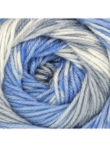 Soft DK Yarn with Multi-Colour Mock Fair Isle Effect, 100g