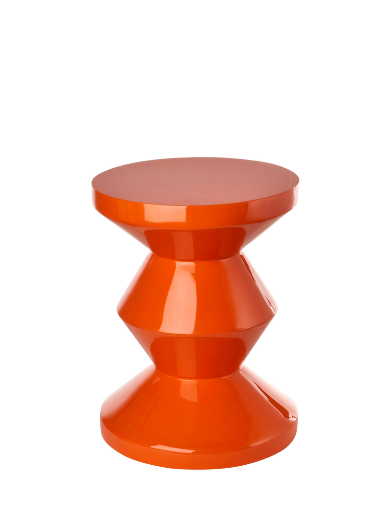 pols potten Zig Zag stool in orange (British brand)