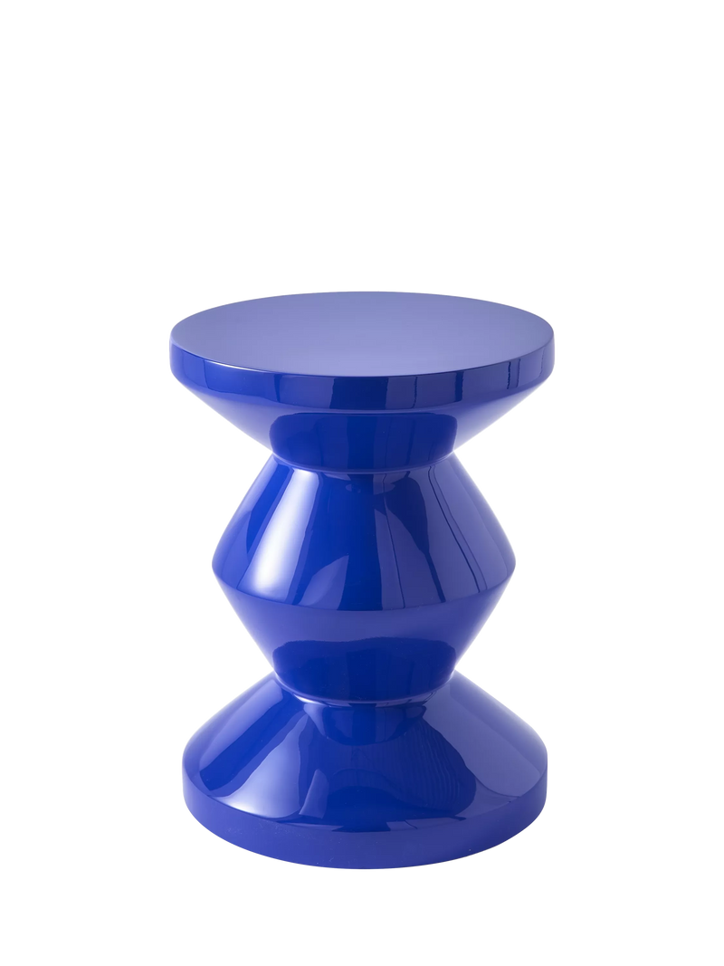 pols potten Zig Zag Stool in blue - British product