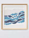 John Lewis coastal framed print 60x60cm - British product