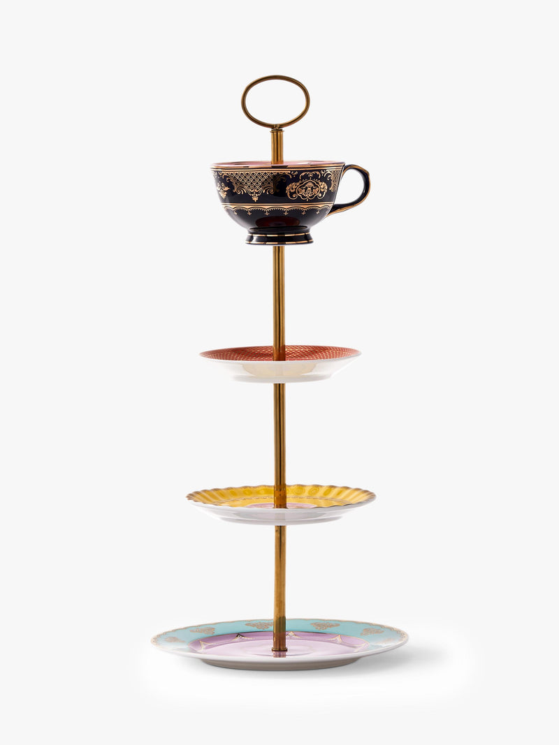 pols potten Grandpa high tea tiered porcelain set, UK version
