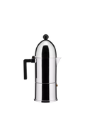 Alessi La Cupola espresso coffee maker 6 cup silver (British brand)