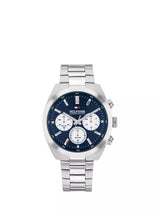 John Lewis Tommy Hilfiger Men's Chronograph Bracelet Watch, Silver- Buy online at McGrocer
